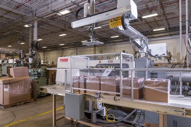 plastic injection molding machinery in Rodon's facility