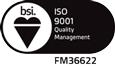 BSI Assurance Mark - ISO 9001