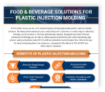 Food & Beverage Solutions for Plastic Injection Molding